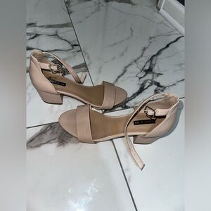 Short nude heels
